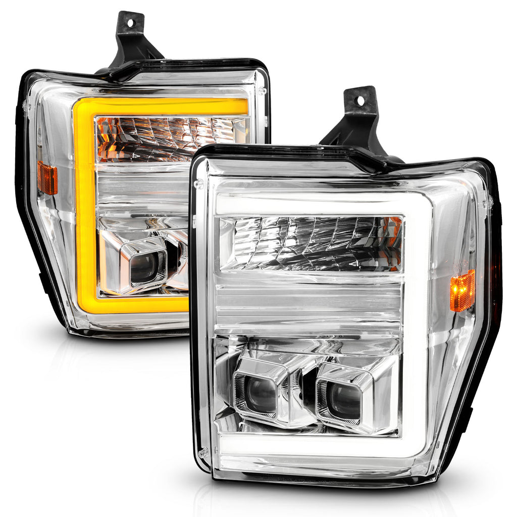 ANZO USA 111587 Projector Headlight for Select Ford F-250 Super Duty, Ford F-350 Super Duty, Ford F-450 Super Duty, Ford F-550 Super Duty