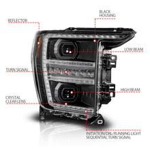 Load image into Gallery viewer, ANZO USA 111594-R LED Projector Headlights for Select Ford F-150