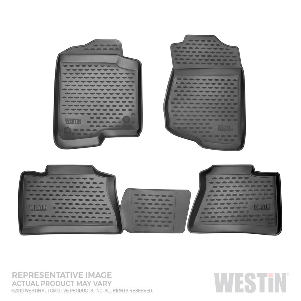 1116-F250F350-Crew-Cab-Black-Profile-Floor-Liners-Front--2Nd-Row