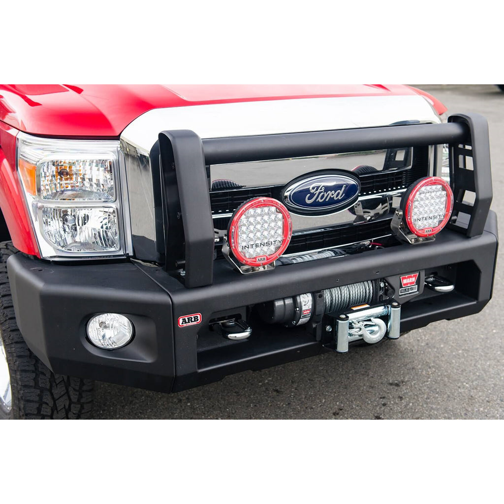 1116-F250F350F450-Super-Duty-Sahara-Style-Modular-Winch-Bar-Kit