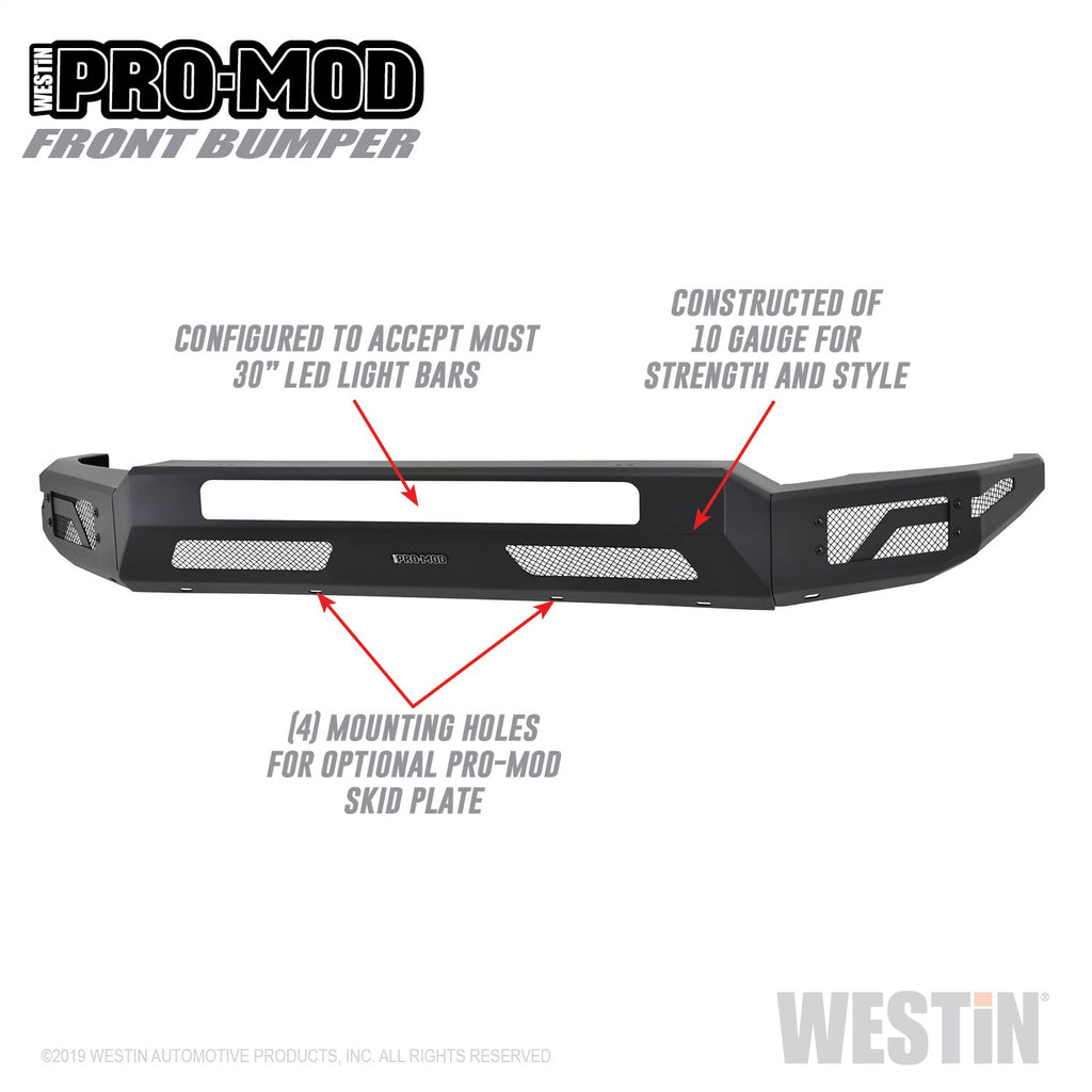 1116-F250F350F4501215-F550-Super-Duty-Promod-Front-Bumper-Textured-Black