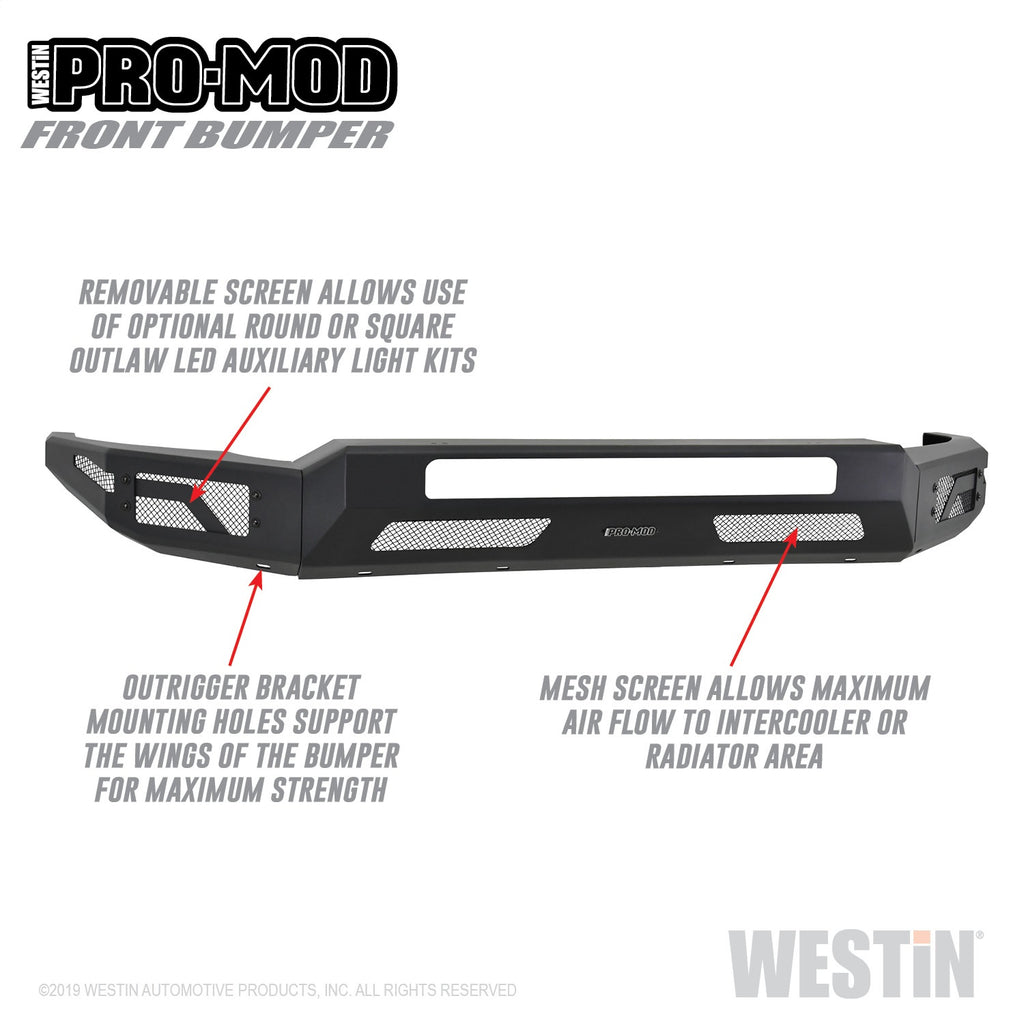 1116-F250F350F4501215-F550-Super-Duty-Promod-Front-Bumper-Textured-Black