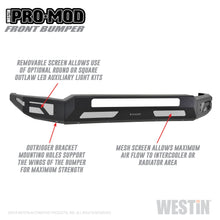 Load image into Gallery viewer, 1116-F250F350F4501215-F550-Super-Duty-Promod-Front-Bumper-Textured-Black