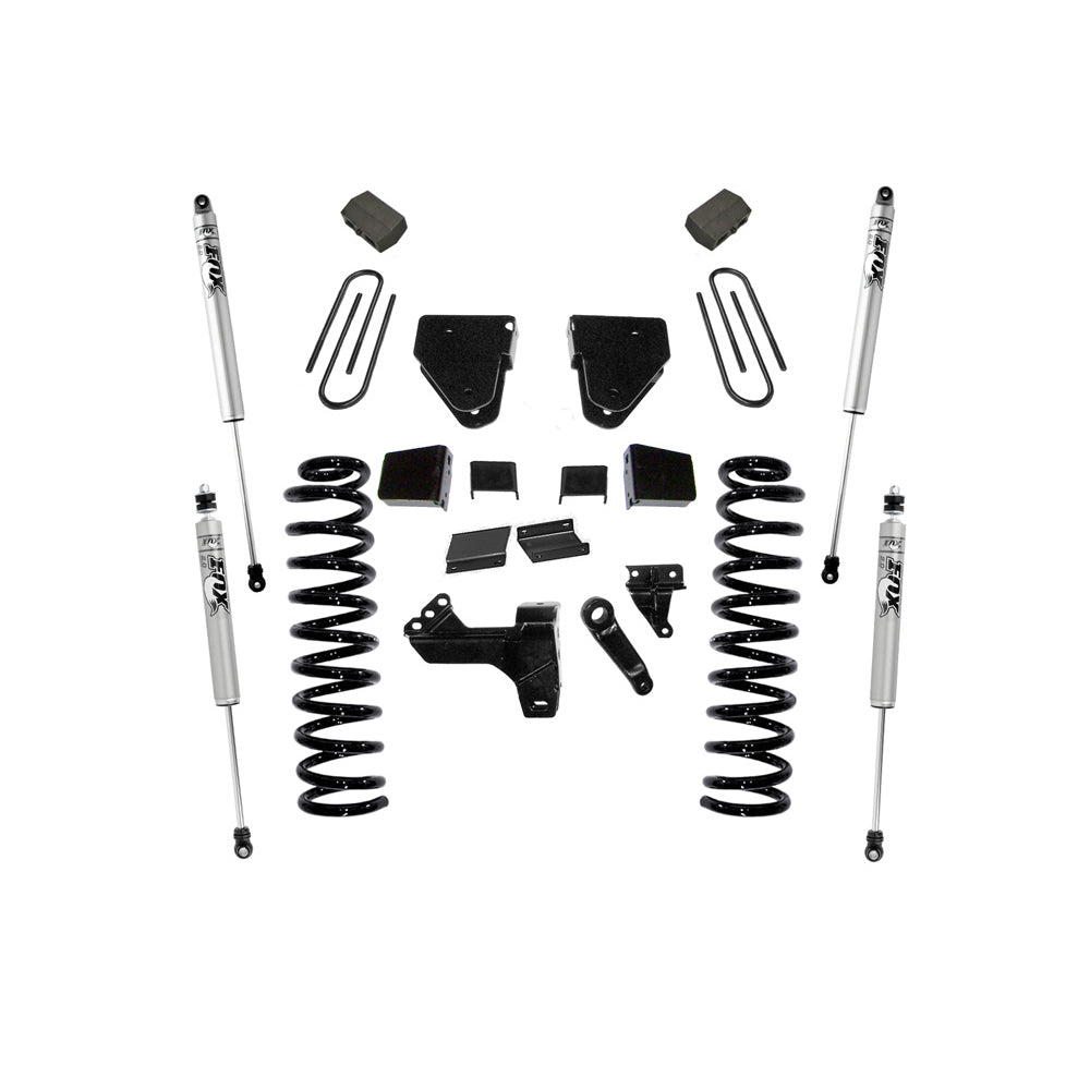 1116-Ford-F250F350-Sd-4Wd-Dsl-6In-Lift-Kit-WO-4-Link-Convert-WO-Rep-Radius-Arms-WFox-2.0-Shocks