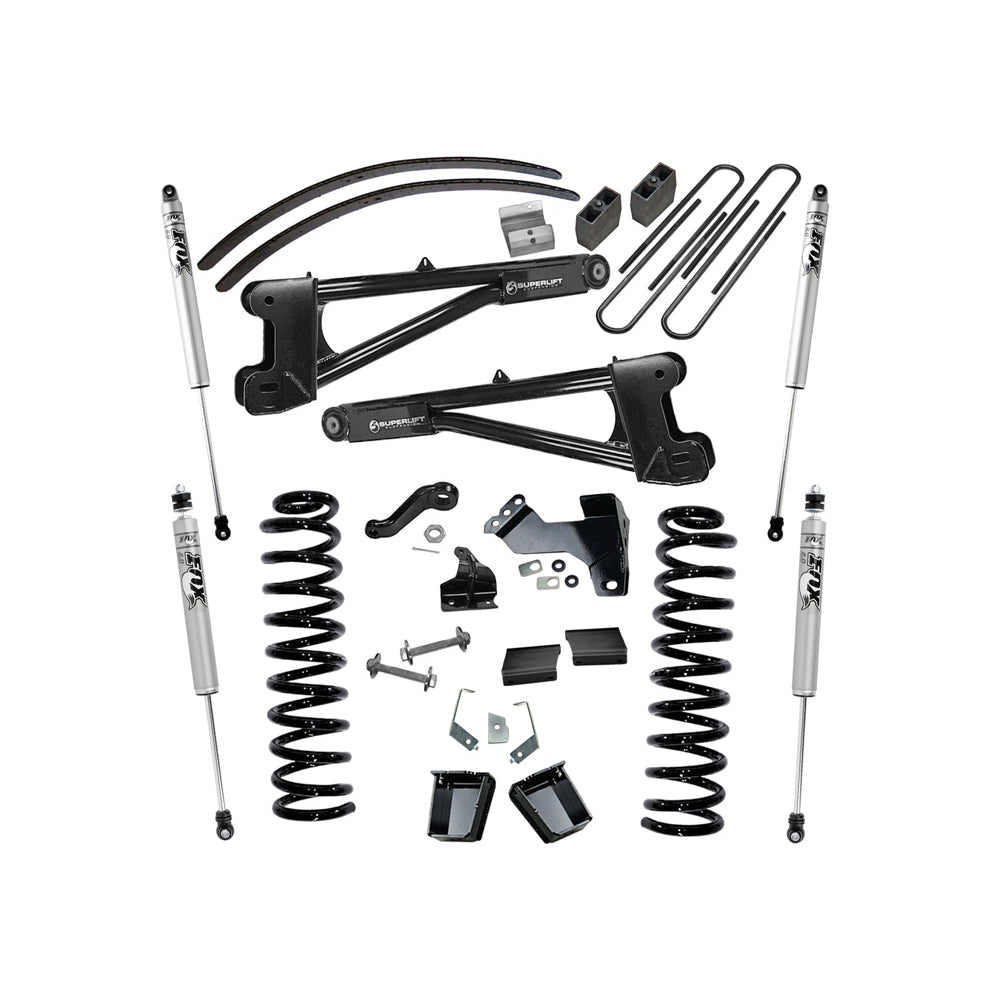 1116-Ford-F250F350-Super-Duty-4Wd-Diesel-8In-Lift-Kit-WRep-Radius-Arms-WFox-2.0-Series-Shocks