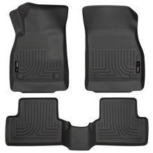 Load image into Gallery viewer, 1116-Regal-Custom-Molded-Front--2Nd-Seat-Weatherbeater-Floor-Liners-Black