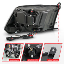 Load image into Gallery viewer, ANZO USA 111609 Projector Headlight for Select Dodge Ram 1500, Dodge Ram 2500, Dodge Ram 3500, Ram 1500, Ram Classic, Ram 2500, Ram