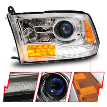 Load image into Gallery viewer, ANZO USA 111610 Projector Headlight for Select Dodge Ram 1500, Dodge Ram 2500, Dodge Ram 3500, Ram 1500, Ram Classic, Ram 2500, Ram