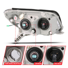 Load image into Gallery viewer, ANZO USA 111616 LED Bar Projector Black Headlight for Select Toyota 4Runner