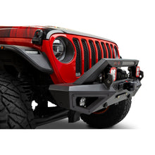 Load image into Gallery viewer, ~(112-Lbs.-60X18x14)~-Bumper---20-21-Gladiator--18-21-Wrangler-Jl-Front-(Modern-Profile-Matte-Black)