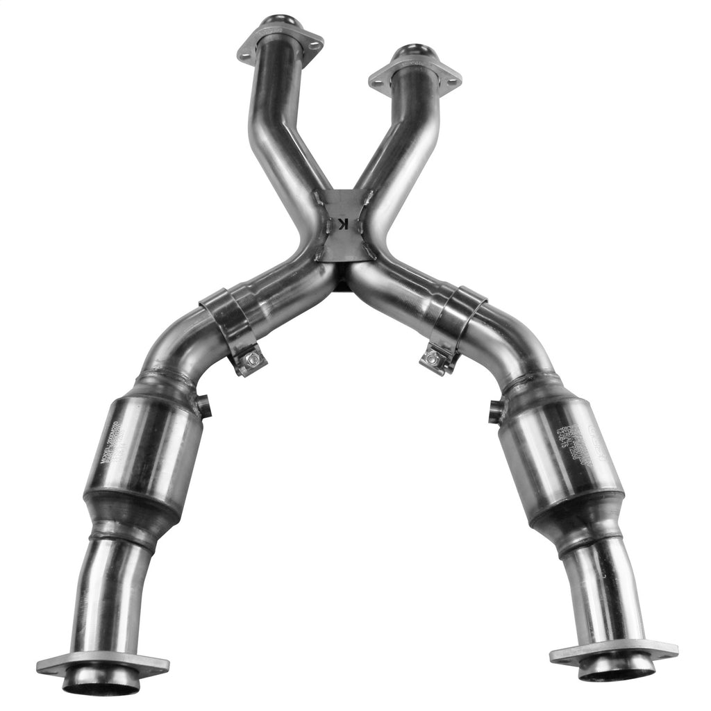 Kooks Custom Headers 11203360 3in. x 3in. GREEN Catted X-Pipe. 1999-2004 Mustang. Requires Kooks Headers. for Select Ford Mustang