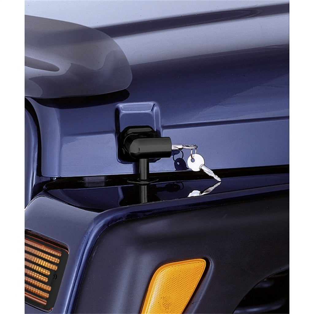 Rugged Ridge 11210.10 Locking Hood Catch for Select Jeep TJ, Jeep Wrangler
