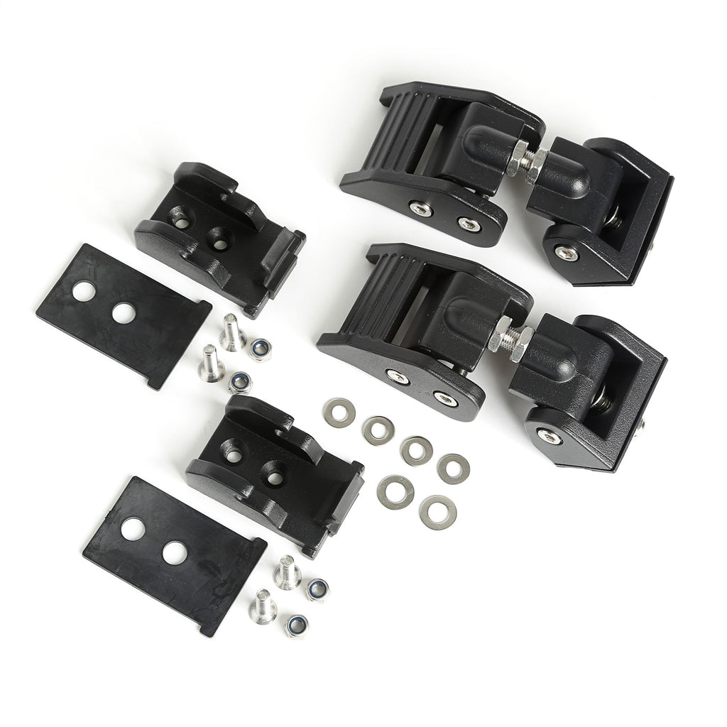 Rugged Ridge 11210.21 Hood Catch Kit for Select Jeep Gladiator, Jeep Wrangler
