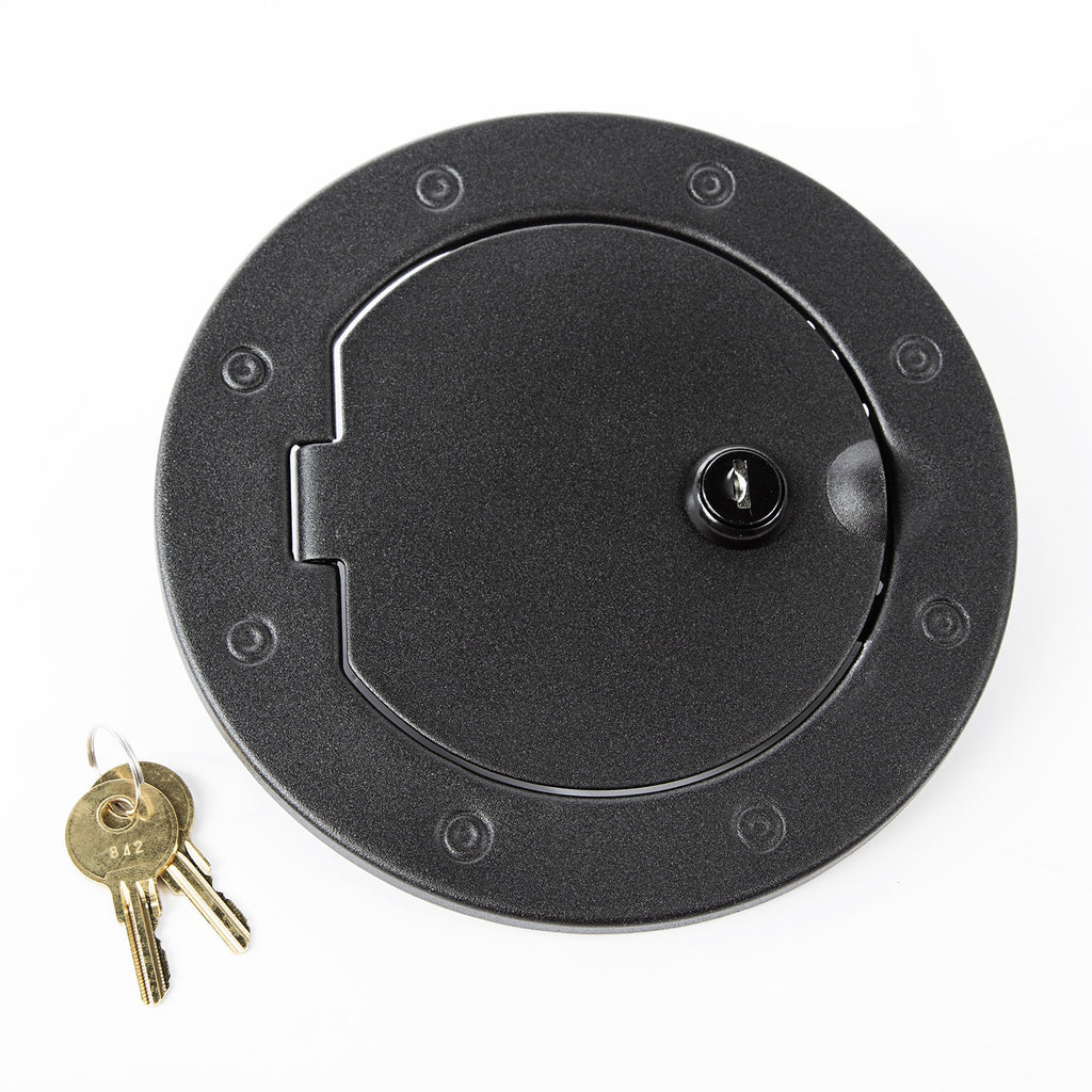 Rugged Ridge 11229.06 Gas Hatch Cover for Select Jeep Wrangler, Jeep Wrangler JK
