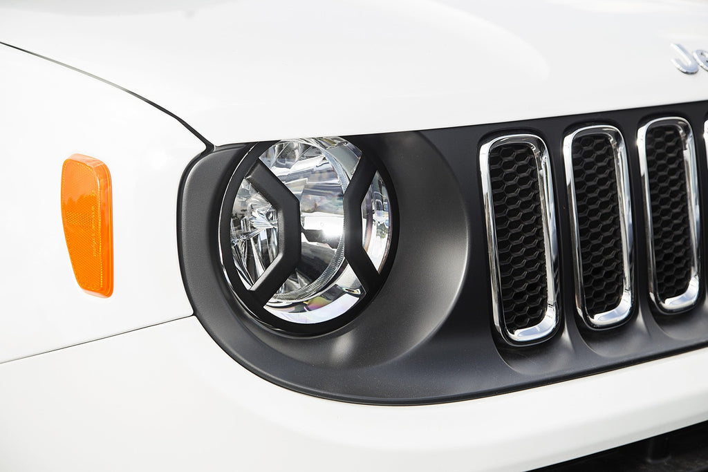 Rugged Ridge 11230.20 Headlight Euro Guards for Select Jeep Renegade