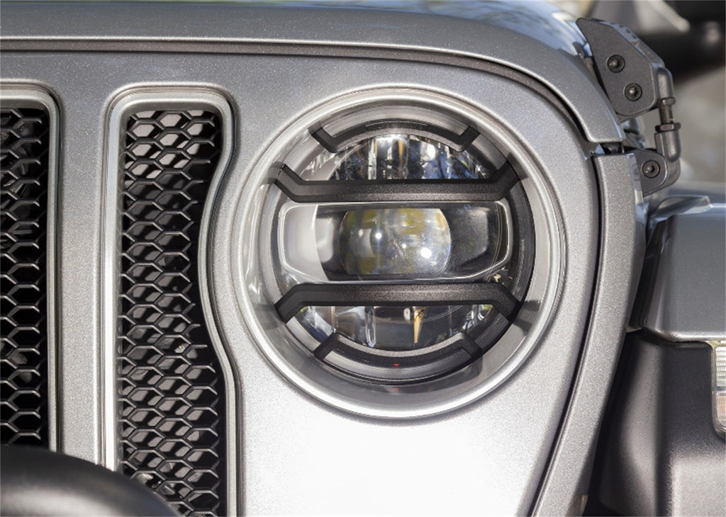 Rugged Ridge 11230.21 Elite Headlight Guards for Select Jeep Gladiator, Jeep Wrangler