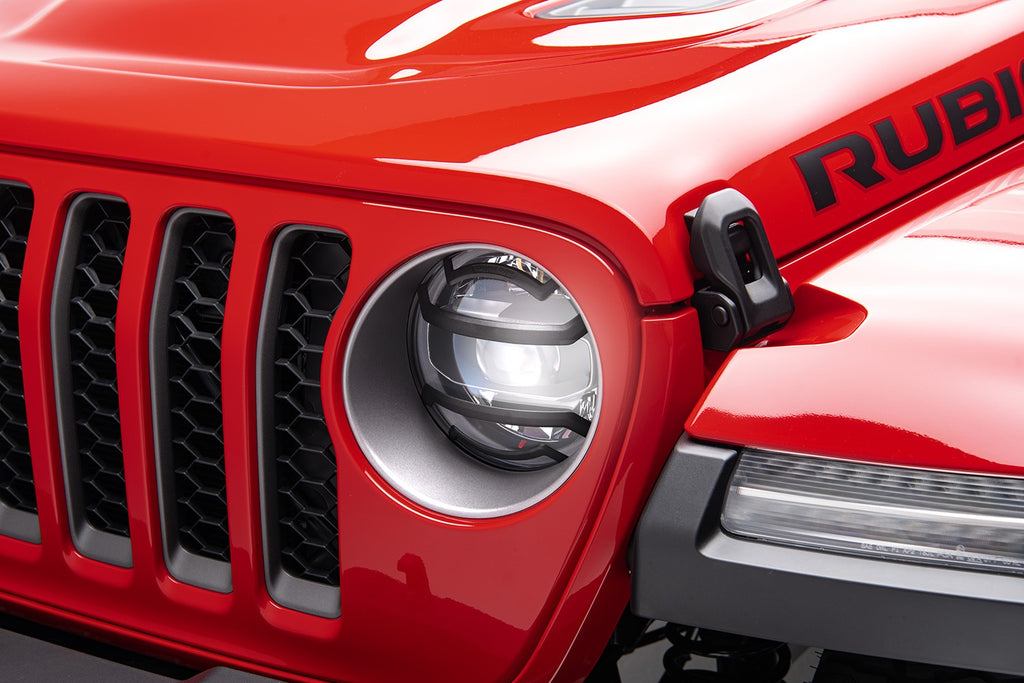 Rugged Ridge 11230.21 Elite Headlight Guards for Select Jeep Gladiator, Jeep Wrangler