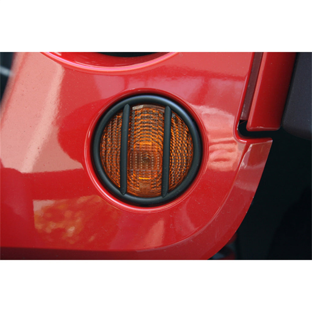 Rugged Ridge 11231.11 Euro Guard Kit Turn Signal Guard for Select Jeep Wrangler, Jeep Wrangler JK