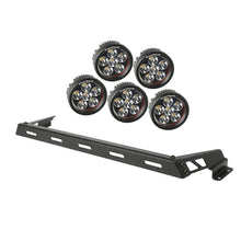 Load image into Gallery viewer, Rugged Ridge 11232.14 Hood Light Bar Kit for Select Jeep Wrangler, Jeep Wrangler JK
