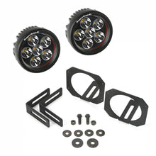 Load image into Gallery viewer, Rugged Ridge 11232.27 LED Light/Mount Kit for Select Jeep Wrangler, Jeep Wrangler JK