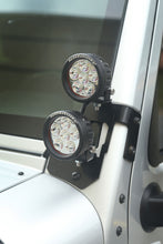 Load image into Gallery viewer, Rugged Ridge 11232.30 A-Pillar Light Mount for Select Jeep Wrangler, Jeep Wrangler JK