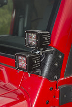 Load image into Gallery viewer, Rugged Ridge 11232.36 A-Pillar Light Mount for Select Jeep TJ, Jeep Wrangler