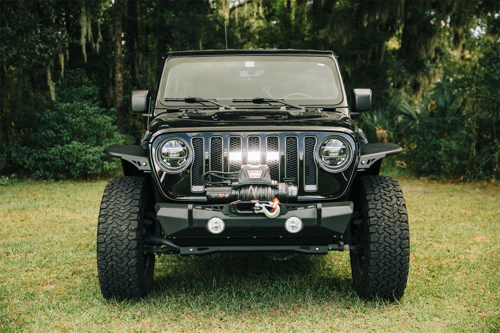Rugged Ridge 11232.77 Grille LED Mount Bracket for Select Jeep Wrangler