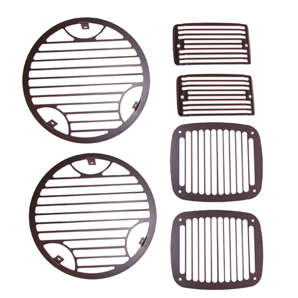 Rugged Ridge 11236.21 Billet Stone Guard Kit for Select Jeep TJ, Jeep Wrangler