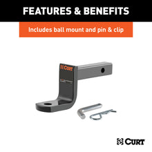 Load image into Gallery viewer, CURT 112703 Class 1 Trailer Hitch; 1-1/4in. Ball Mount; Select Volkswagen Beetle - Truck Part Superstore