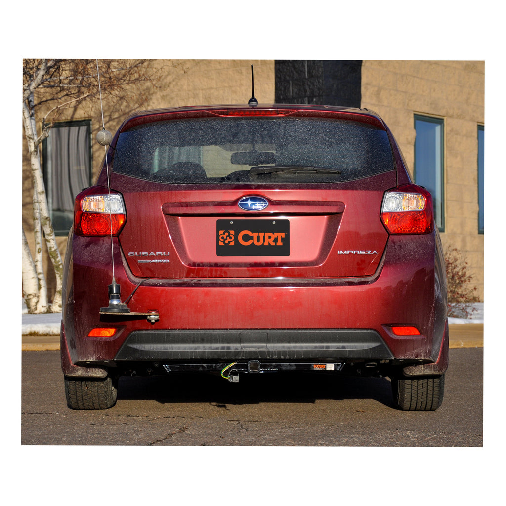 CURT 11286 Class 1 Trailer Hitch, 1-1/4" Receiver, Select Subaru Impreza, XV Crosstrek
