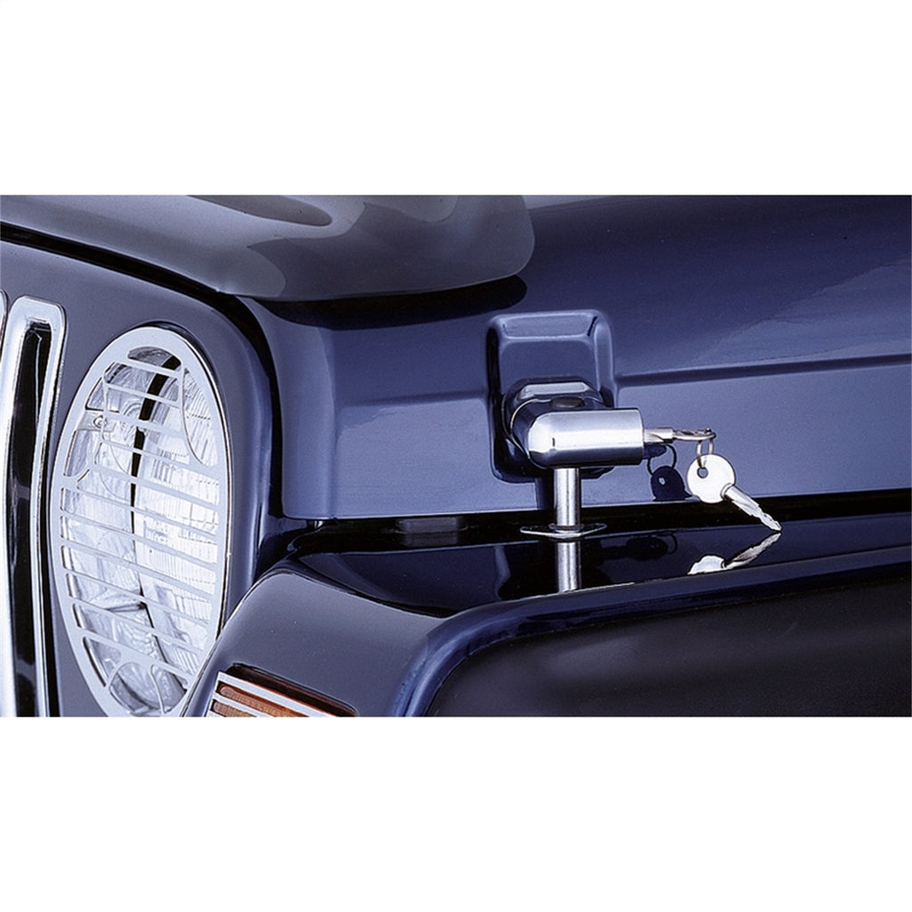Rugged Ridge 11302.03 Locking Hood Catch for Select Jeep TJ, Jeep Wrangler