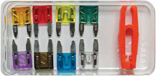 Load image into Gallery viewer, PICO 126-91 9 PCS 3-30A MINI Blade Fuses &amp; Fuse Puller Combo Pack