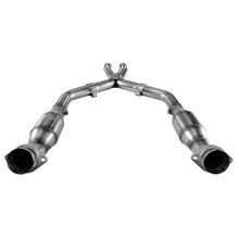Load image into Gallery viewer, Kooks Custom Headers 11313300 2-1/2in. GREEN Catted X-Pipe. 2005-2010 Mustang GT 4.6L 3V. Req. Kooks Headers. for Select Ford Mustang