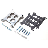 Trans-Dapt 2028 1-13/16 in. Tall; HOLLEY/AFB 4BBL 8 LEVELING BLOCK; Ported-CAST ALUM Carb Spacer