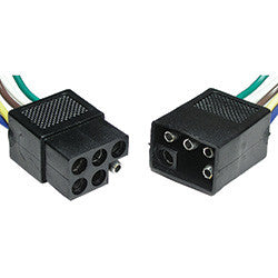 PICO 1875-BP 18 AWG 12" 5 Pin Square Trailer Connector