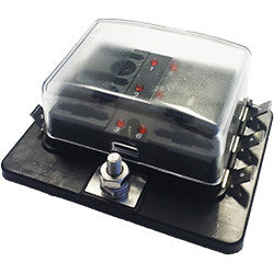 PICO 3416-11 6 Way Fuse Block with Tab Terminal & LED Indicator