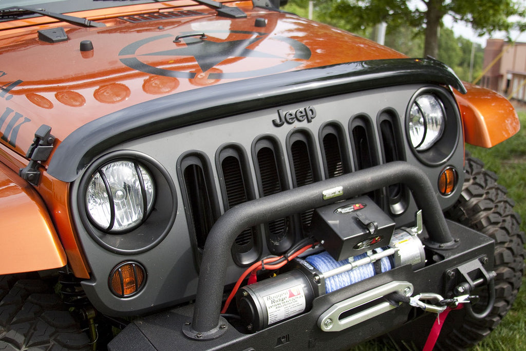 Rugged Ridge 11350.02 Bug Deflector for Select Jeep Wrangler, Jeep Wrangler JK