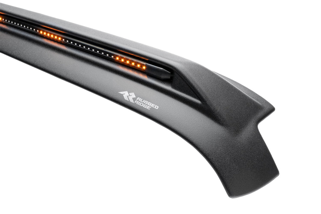 Rugged Ridge 11350.31 Lightshield Hood Guard for Select Jeep Wrangler, Jeep Wrangler JK