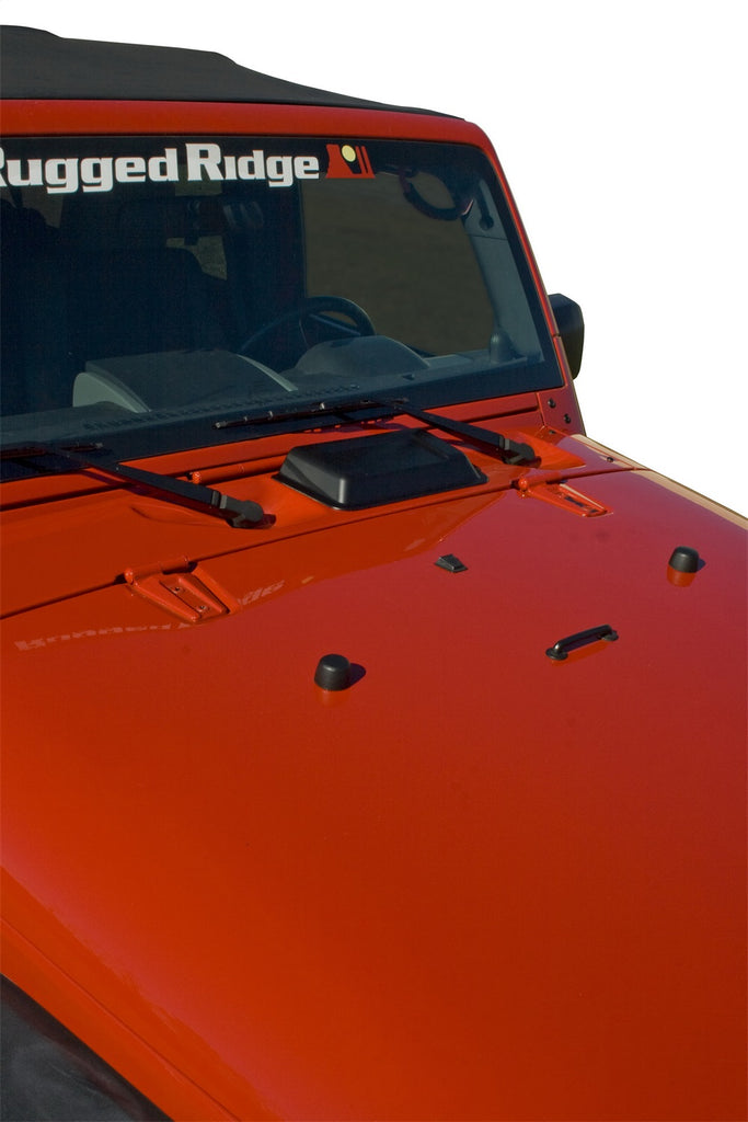 Rugged Ridge 11352.12 Hood Scoop for Select Jeep TJ, Jeep Wrangler, Jeep Wrangler JK