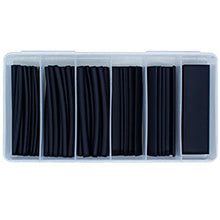 Load image into Gallery viewer, PICO 57-91 69 PCS 2:1 Black Single Wall Shrink Tube Kit