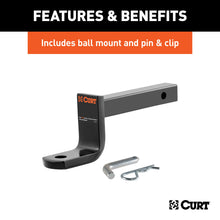 Load image into Gallery viewer, CURT 113643 Class 1 Trailer Hitch; 1-1/4in. Ball Mount; Select Fiat 500L - Truck Part Superstore