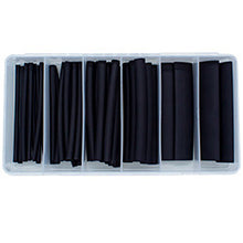 Load image into Gallery viewer, PICO 67-91 37 PCS 3:1 Black Dual Wall Shrink Tube Kit