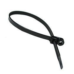 PICO 7072-0-PK 8" 50 lb Mount Tab Cable Tie - UV Black