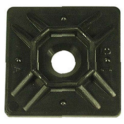 PICO 7080-0-36 100 PCS #6 Adhesive-less Mounting Pads for Cable Tie - UV Black
