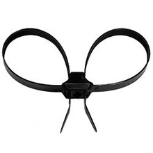 Load image into Gallery viewer, PICO 7158-35 50 PCS 13&quot; 150 lb Dual Loop Cable Tie - UV Black
