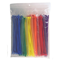 PICO 7165-91 150 PCS 7.5" Cable Tie Combo Pack - Coloured