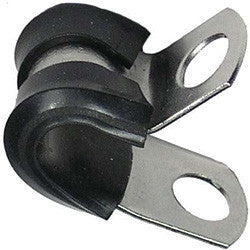 PICO 7424-36 100 PCS 1-1/2" Rubber Insulated Stainless Steel Cable Clamp