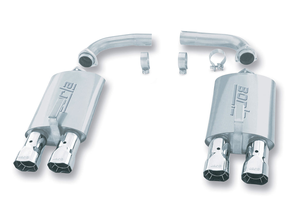 Borla 11376 Axle-Back Exhaust System - S-Type for Select Chevrolet Corvette