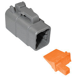 PICO 7936-91 6-Way Deutsch DTM Series Receptacle & Wedgelock