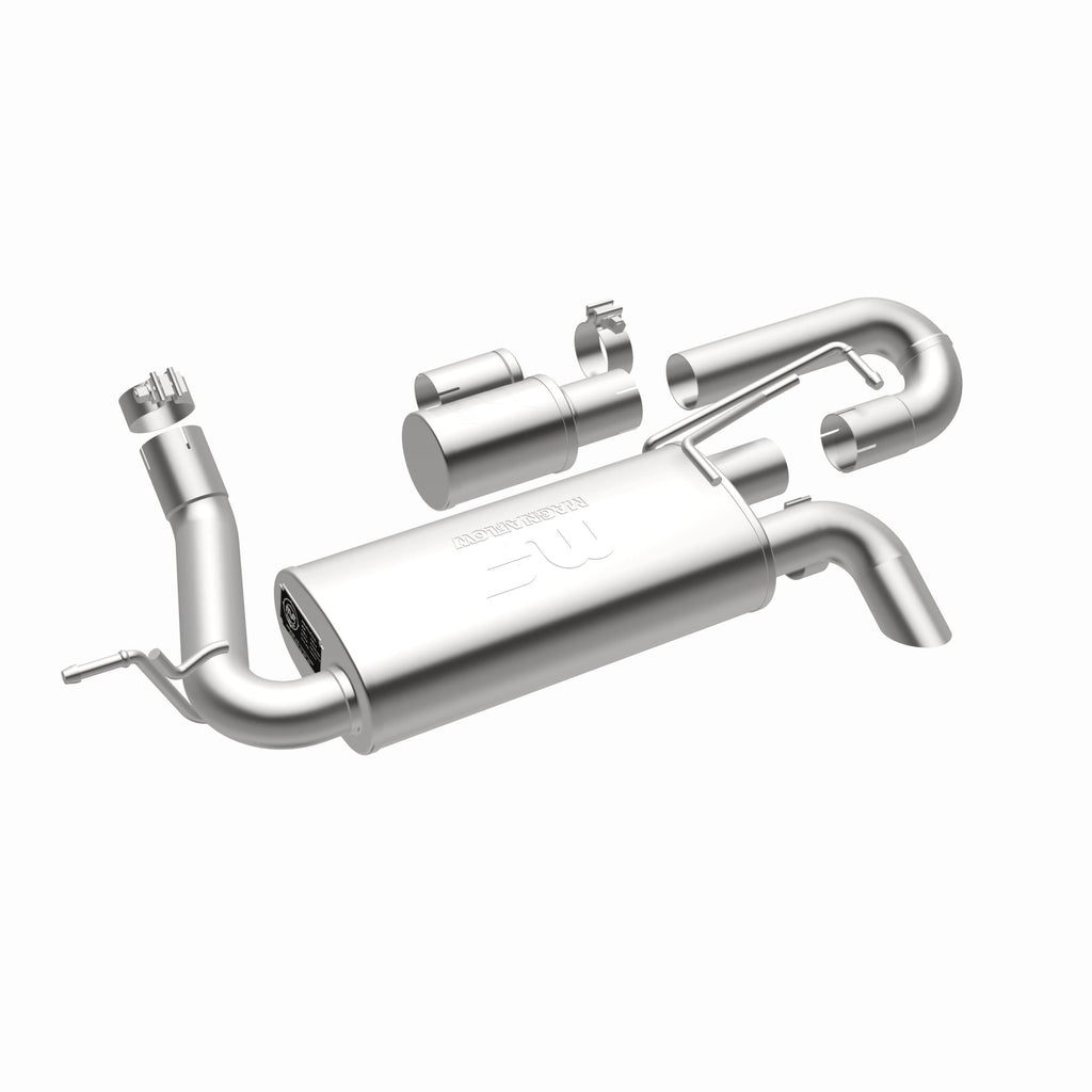 MagnaFlow Exhaust Products 19668 Overland Series Axle Back System for Select Jeep Wrangler, Jeep Wrangler JK